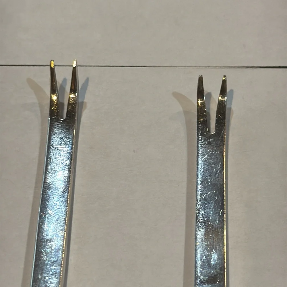 SOLA V. ZWANENBURG Dutch Origin “100”- Silver Plated Lobster Forks‎